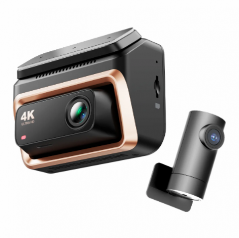 Automobilinis vaizdo registratorius DDPAI Z60 Pro Dual 4K su 4G, Wi-Fi, Bluetooth, GPS